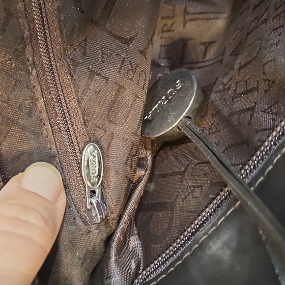 Furla Women Leather Tote Hobo Satchel bag - Picture 12 of 14